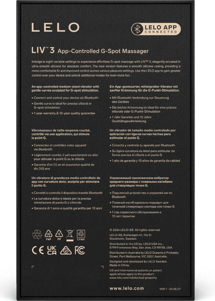 LELO - LIV™ 3 STIMOLATORE DEL PUNTO G ROSA