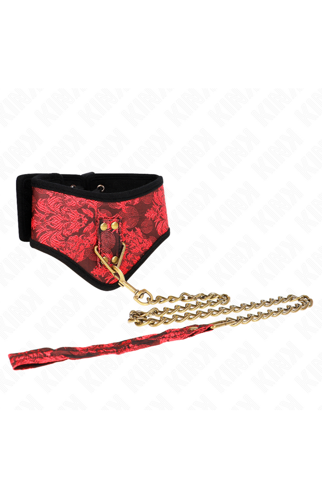 KINK - COLLANA MODELLO SCANDALO CON CINTURINO IN PIZZO 75 CM 44 X 10 CM