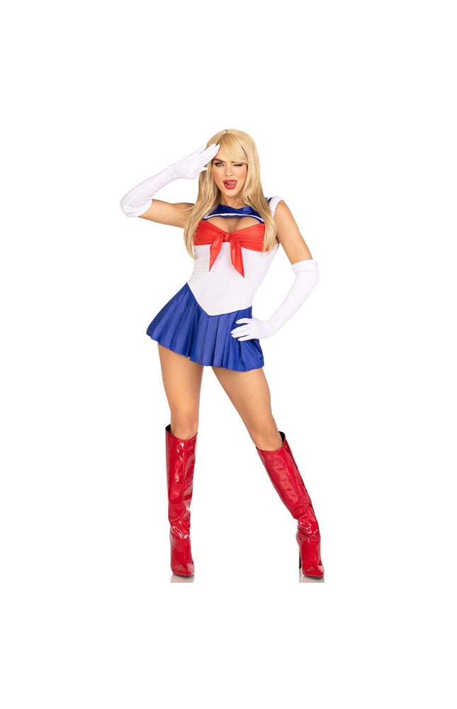 LEG AVENUE - COSTUME SEXY MARINAIA MULTICOLORE S