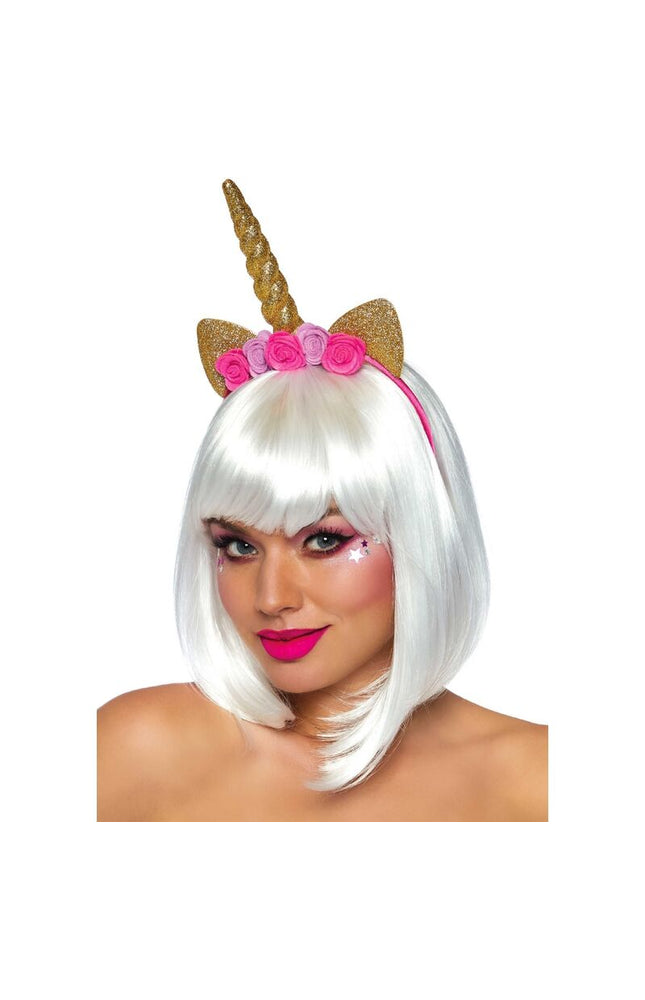 LEG AVENUE - CERCHIETTO FIORE UNICORNO ORO