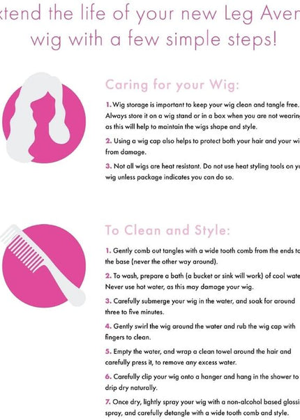 LEG AVENUE - PARRUCCA BIANCA TAGLIO BOB FOSFORESCENTE