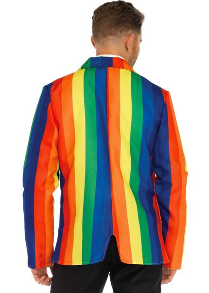 LEG AVENUE - BLAZER + CRAVATTA RAINBOW S