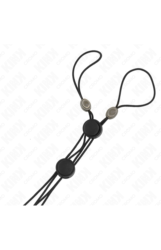 KINK - MORSETTI PER CAPEZZOLI CON ELASTICO NERO