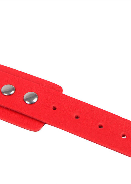 SUBBLIME - 953706 MANETTE CON CINTURA BONDAGE ROSSO TAGLIA UNICA