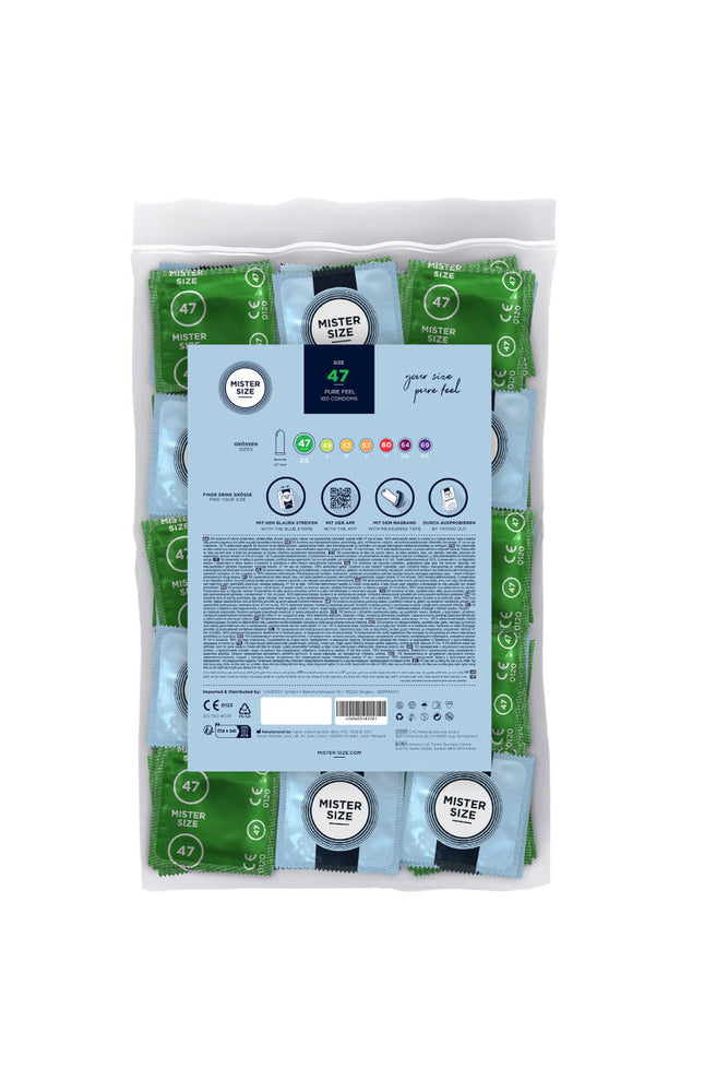 MISTER MISTER - CONSERVATIVO TAGLIA XS 47 MM (100 UNITÀ)
