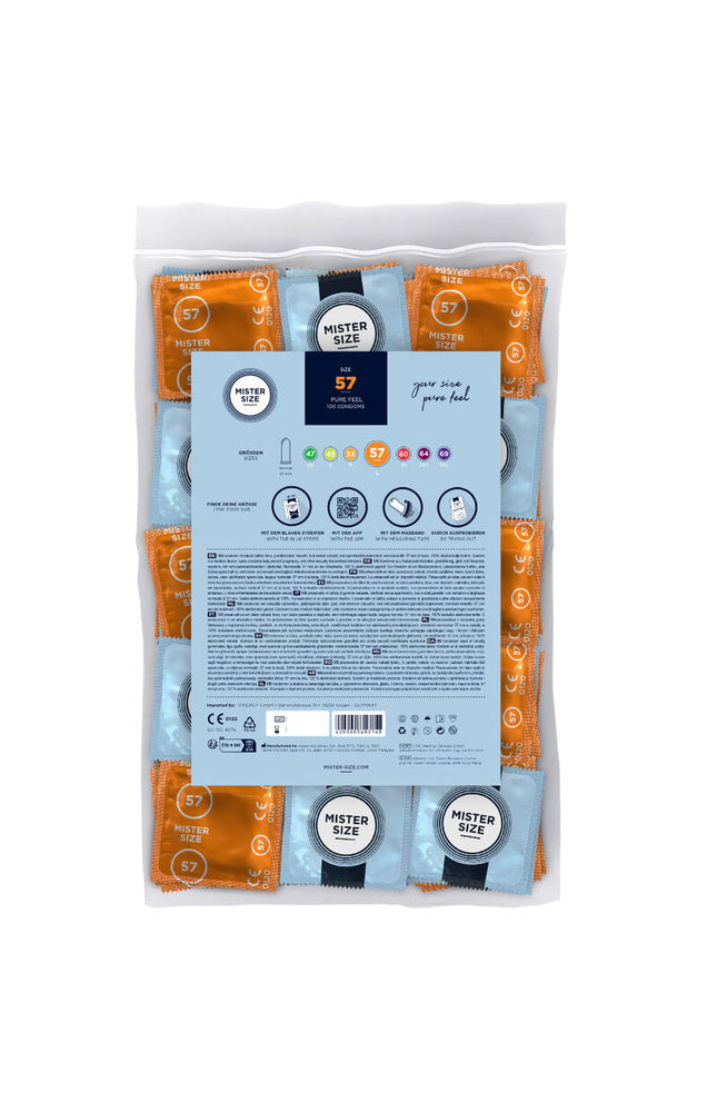 MISTER MISTER - CONSERVATIVO TAGLIA L 57 MM (100 UNITÀ)