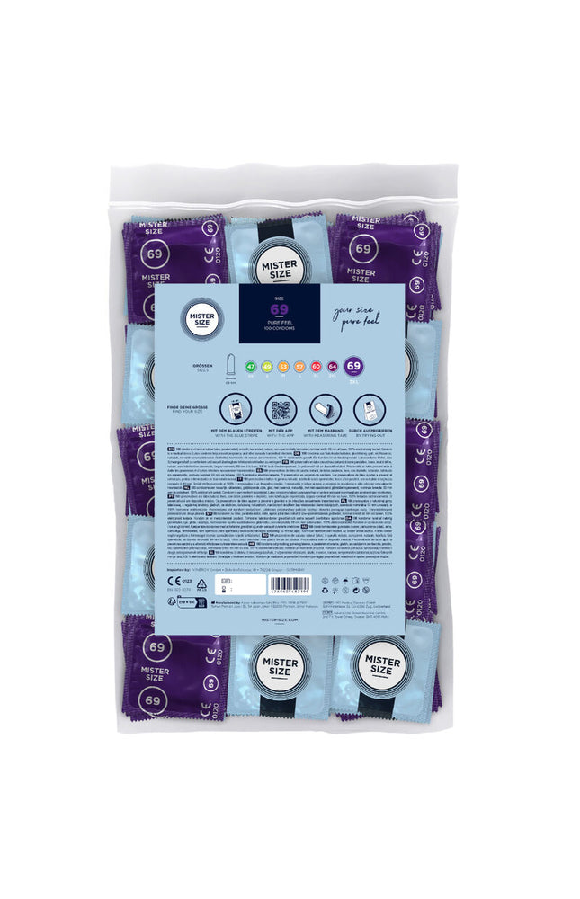 MISTER MISTER - CONSERVATIVI TAGLIA XXXL 69 MM (100 UNITÀ)