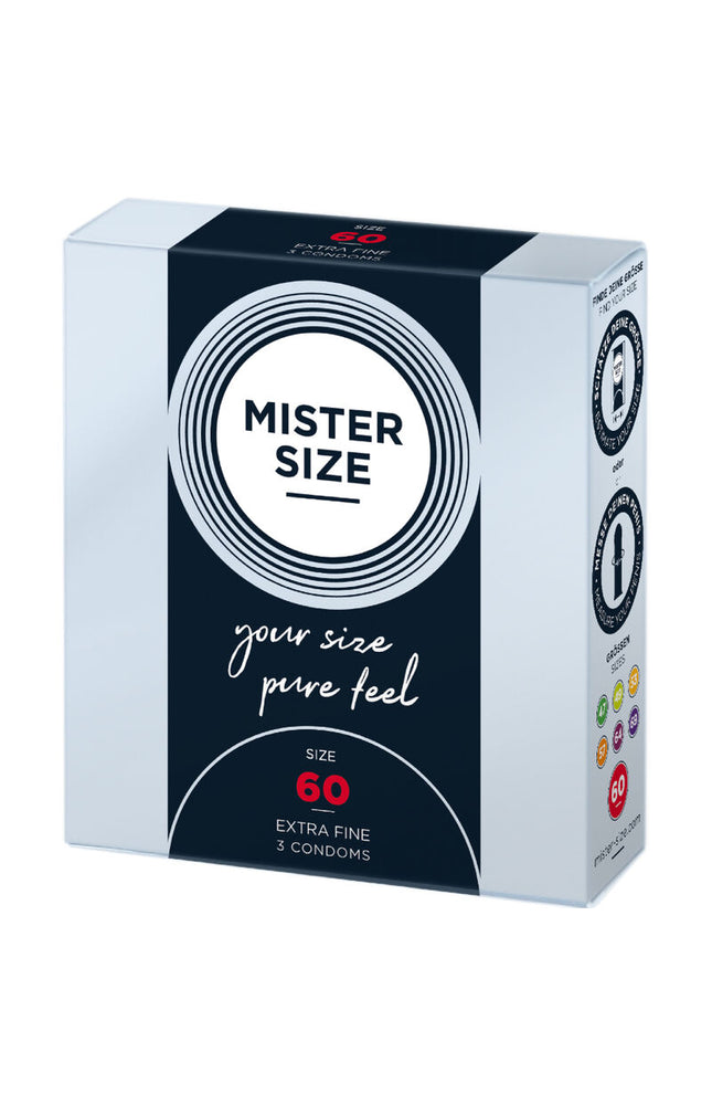 MISTER SIZE - PRESERVATIVO TAGLIA XL 60 MM (3 UNITÀ)