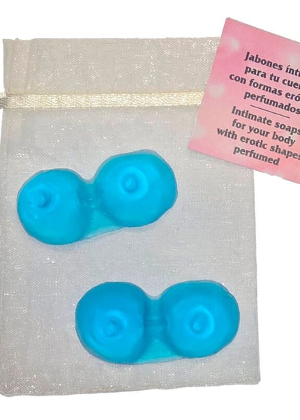 DIABLO PICANTE - SAPONI PROFUMATI A FORMA DI 2 SENI BLU