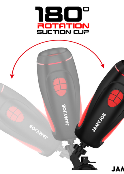 JAMYJOB - PYSTON BASE MASTURBATORE AUTOMATICO CON DILDO TELECOMANDO