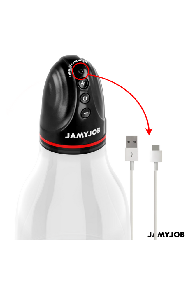 JAMYJOB - POMPA AUTOMATICA PER TESTICOLI XPAND LITE 3 LIVELLI DI ASPIRAZIONE GRIGIA