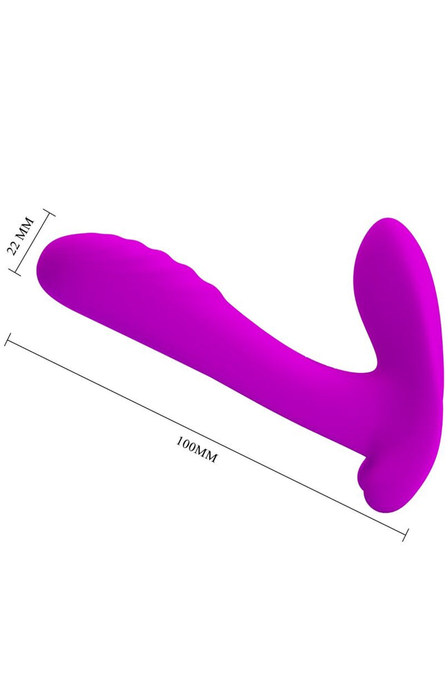 PRETTY LOVE - MASSAGGIATORE E VIBRATORE 12 VIBRAZIONI TELECOMANDO VIOLA