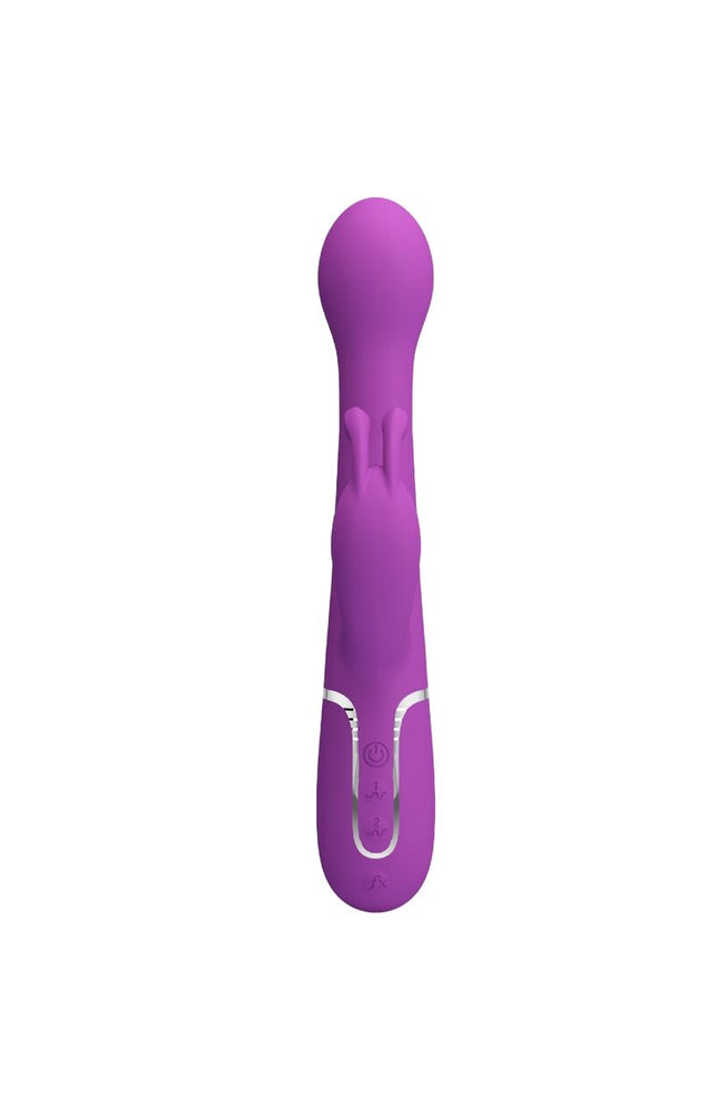 PRETTY LOVE - DEJON 3 IN 1 VIBRATORE MULTIFUNZIONE CONIGLIO VIOLA