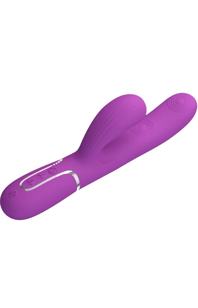 PRETTY LOVE - PERLITA 3 IN 1 VIBRATORE MULTIFUNZIONE CONIGLIO VIOLA