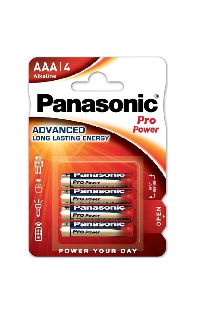 PANASONIC - BATTERIA ALCALINICA AAA PRO POWER LR03 BLISTER*4