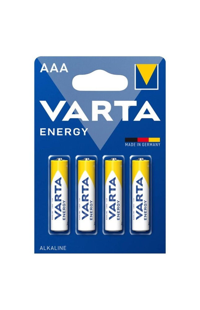 VARTA - ENERGY BATTERIA ALCALINA AAA LR03 BLISTER*4