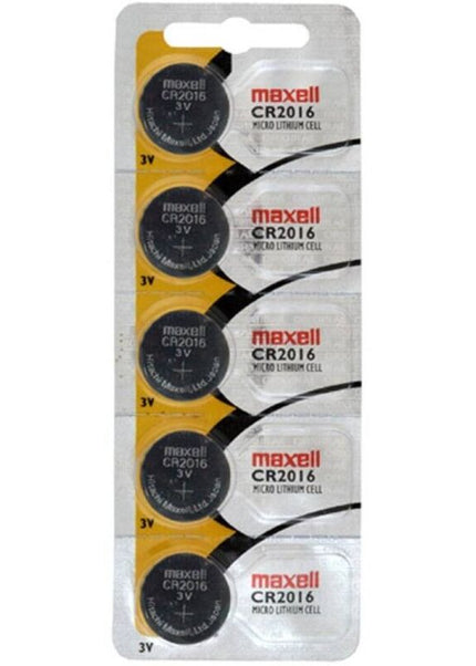 MAXELL - CR2016 3V BATTERIA A BOTTONE AL LITIO BLISTER*5