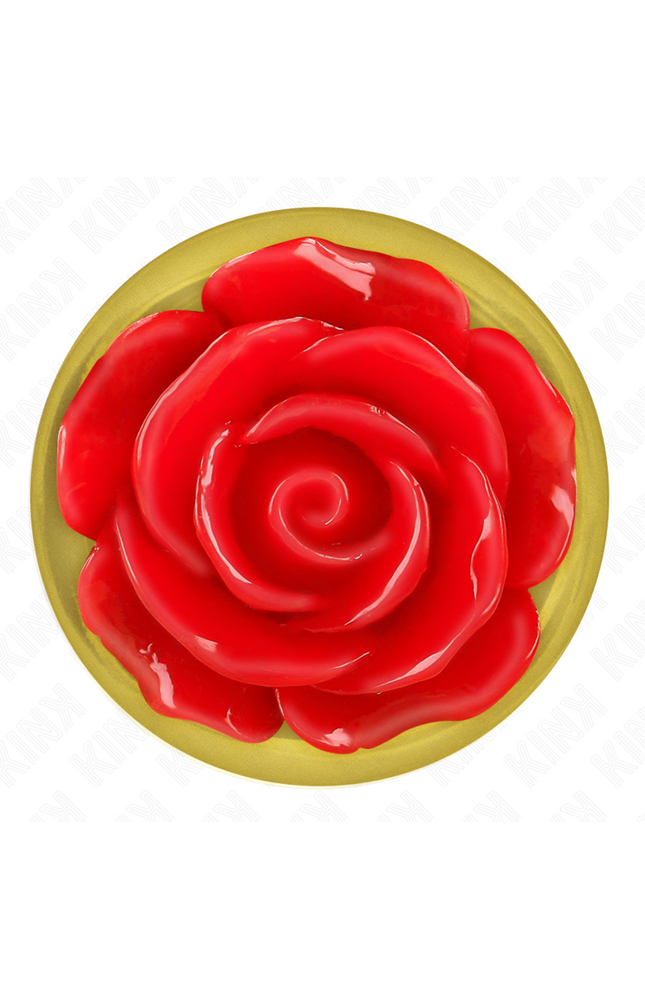 KINK - PLUG ANALE ORO ROSA ROSSO TAGLIA M