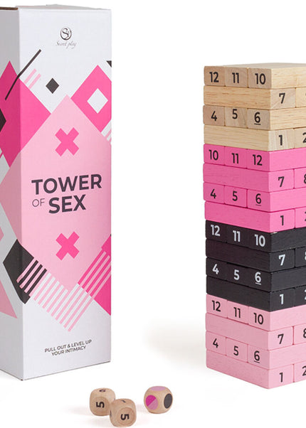 GIOCO SEGRETO - GIOCO IN LEGNO TORRE DEL SESSO