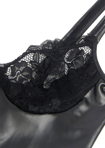 SUBBLIME - 957568 ABITO IN PELLE CON ZIP NERO S/M