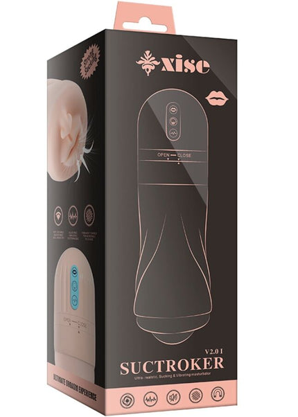 XISE - SUCTROKER V2.0 I MASTURBATORE BOCCALE CON VIBRAZIONE
