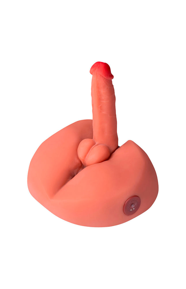 XISE - MIELE DILDO MASTURBATORE REALISTICO CON VIBRAZIONE 25 CM