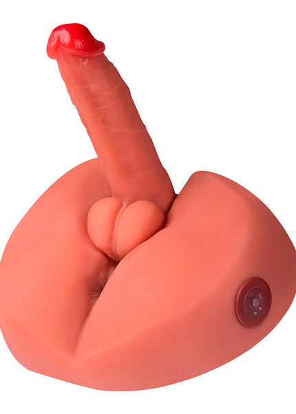 XISE - MIELE DILDO MASTURBATORE REALISTICO CON VIBRAZIONE 25 CM