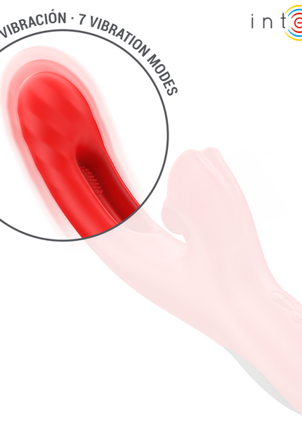 INTENSO - JESSICA VIBRATORE MULTIFUNZIONE STIMOLAZIONE CLITORIDE 24,8 CM ROSSO