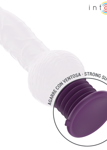 INTENSE - VIBRATORE MULTIFUNZIONE TATUM CON VIBRAZIONE SU E GIÙ 24 CM VIOLA