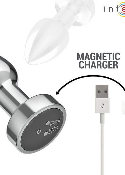 INTENSE - PLUG ANALE 10 VIBRAZIONI METALLO CON TELECOMANDO S