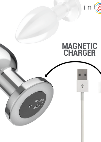 INTENSE - PLUG ANALE 10 VIBRAZIONI METALLO CON TELECOMANDO L