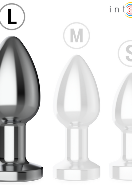 INTENSE - PLUG ANALE 10 VIBRAZIONI METALLO CON TELECOMANDO L