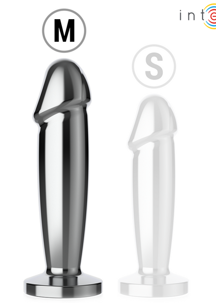 INTENSE - PLUG ANALE 10 VIBRAZIONI DILDO METALLO CON TELECOMANDO M
