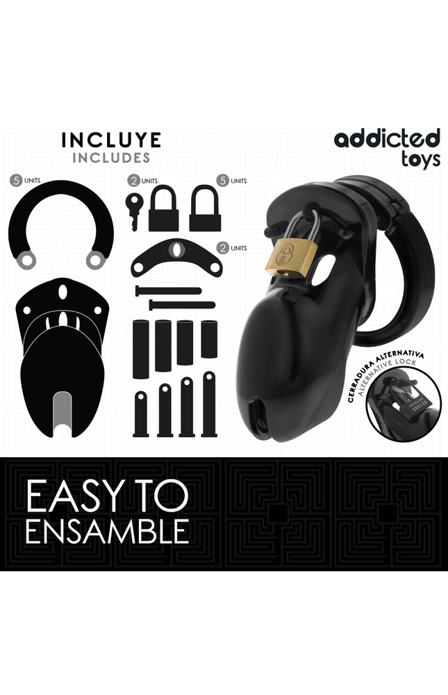 ADDICTED TOYS LOCKED - GABBIA PER PENE FORBIDDEN VAULT 10 CM