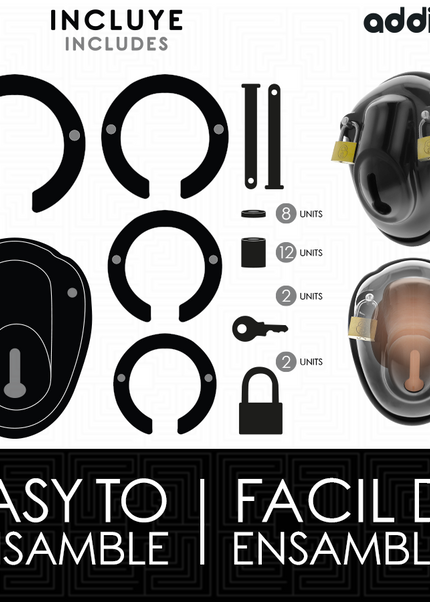 ADDICTED TOYS LOCKED - GABBIA PER PENE SENZA CHIAVE 11,5 CM