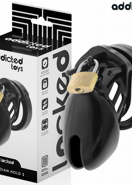 ADDICTED TOYS LOCKED - GABBIA PER PENE OBSIDIAN HOLD TAGLIA S