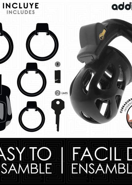 ADDICTED TOYS LOCKED - GABBIA PER PENE SILENZIOSA 7,5 CM