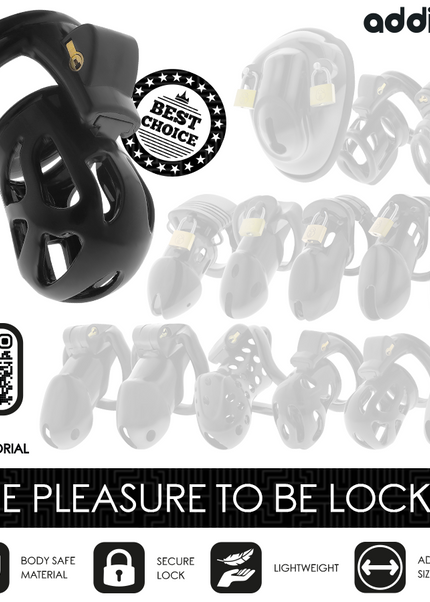 ADDICTED TOYS LOCKED - GABBIA PER PENE SILENZIOSA 7,5 CM