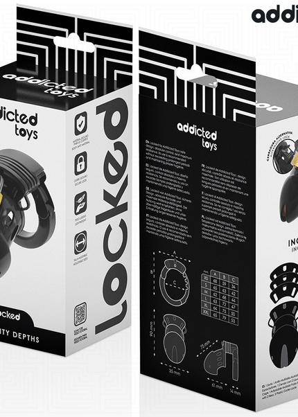 ADDICTED TOYS BLOCCATO - GABBIA PER PENE PROFONDA DI CASTITÀ 7,5 CM