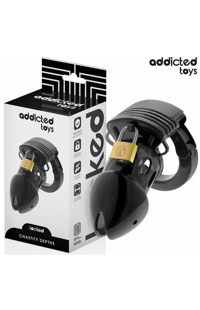 ADDICTED TOYS BLOCCATO - GABBIA PER PENE PROFONDA DI CASTITÀ 7,5 CM