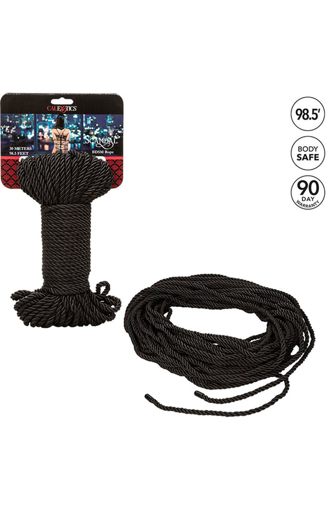 CALEXOTICS - SCANDALO CORDA NERA BDSM 30 M