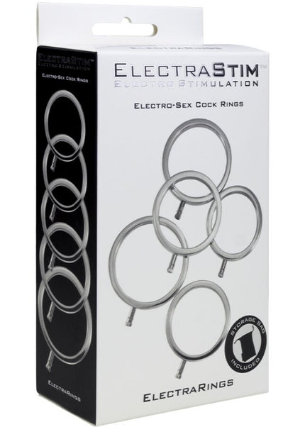 ELECTRASTIM - ELECTRARINGS ANELLI PER PENE IN METALLO CONFEZIONE DA 5
