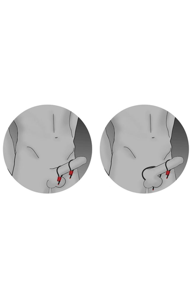 ELECTRASTIM - PRESTIGE ELECTRA LOOPS ANELLI PER IL PENE REGOLABILI ROSSI