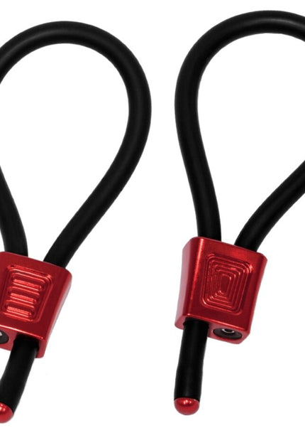 ELECTRASTIM - PRESTIGE ELECTRA LOOPS ANELLI PER IL PENE REGOLABILI ROSSI