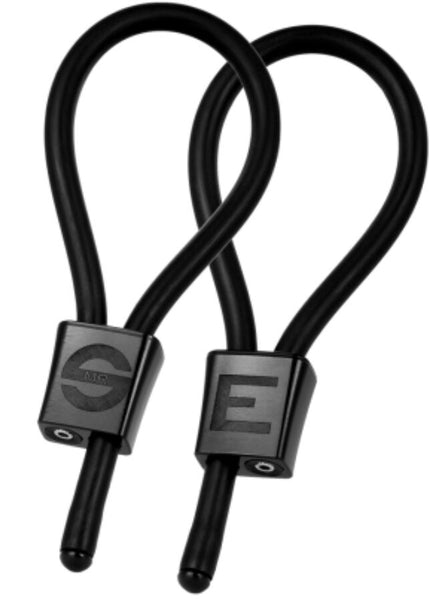 ELECTRASTIM - PRESTIGE ELECTRA LOOPS ANELLI PER IL PENE REGOLABILI NERI