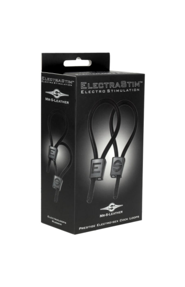 ELECTRASTIM - PRESTIGE ELECTRA LOOPS ANELLI PER IL PENE REGOLABILI NERI