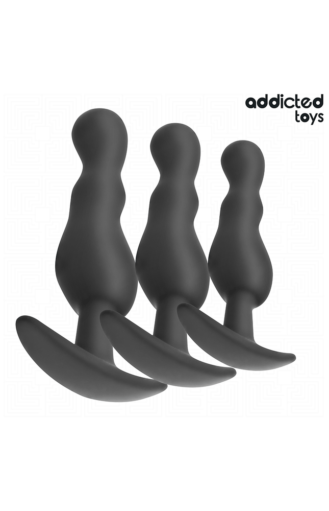 ADDICTED TOYS - SET DI 3 TAPPI ANALI MODELLO 1