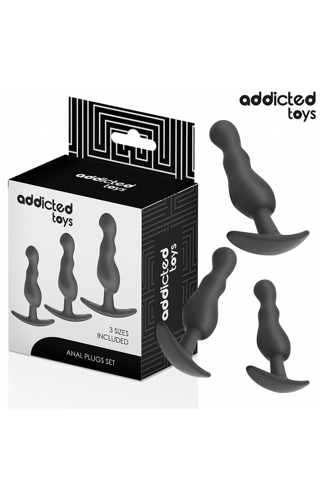 ADDICTED TOYS - SET DI 3 TAPPI ANALI MODELLO 1