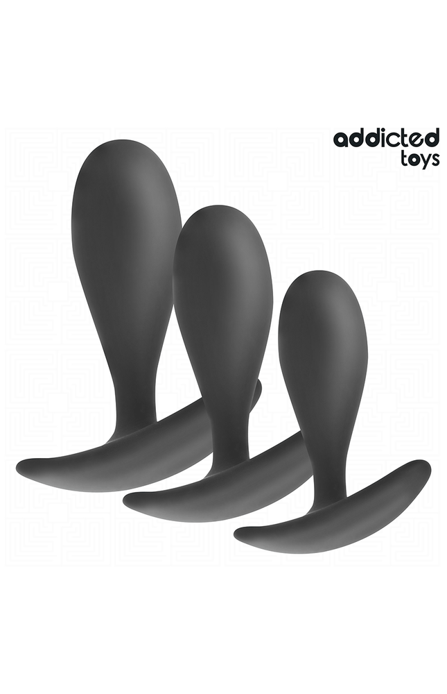 ADDICTED TOYS - SET DI 3 TAPPI ANALI MODELLO 2