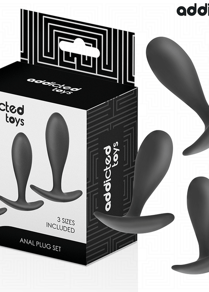 ADDICTED TOYS - SET DI 3 TAPPI ANALI MODELLO 2